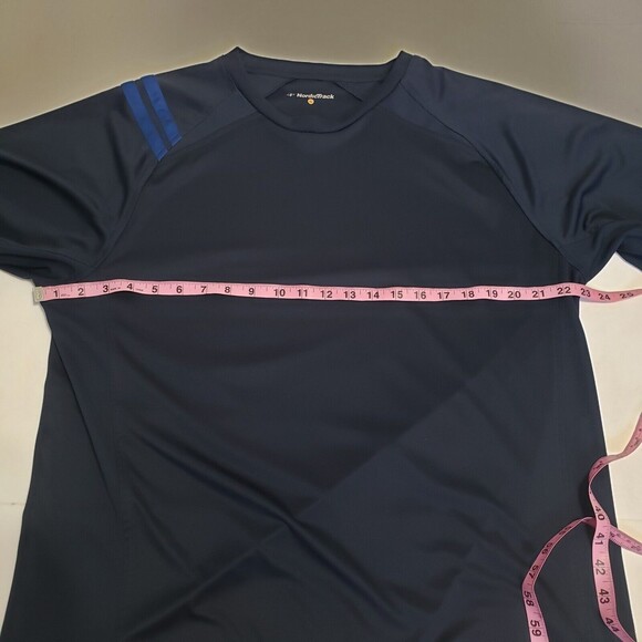 NordicTrack T-shirt Mens XL Short-Sleeve Crewneck Navy Blue Polyester Regular - Picture 9 of 9